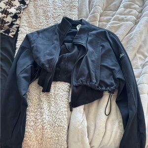 ALO Yoga Black Bomber Jacket
